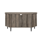 Meuble TV d'angle en verre de 122 cm