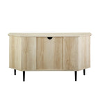 Meuble TV d'angle en verre de 122 cm