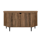 Meuble TV d'angle en verre de 122 cm
