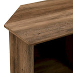 Meuble TV d'angle en verre de 122 cm