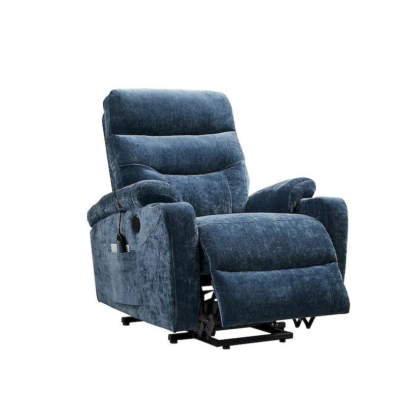 Fauteuil inclinable releveur électrique Liyasi avec massage, chaleur et fonctions pratiques
