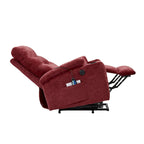 Fauteuil inclinable releveur électrique Liyasi avec massage, chaleur et fonctions pratiques