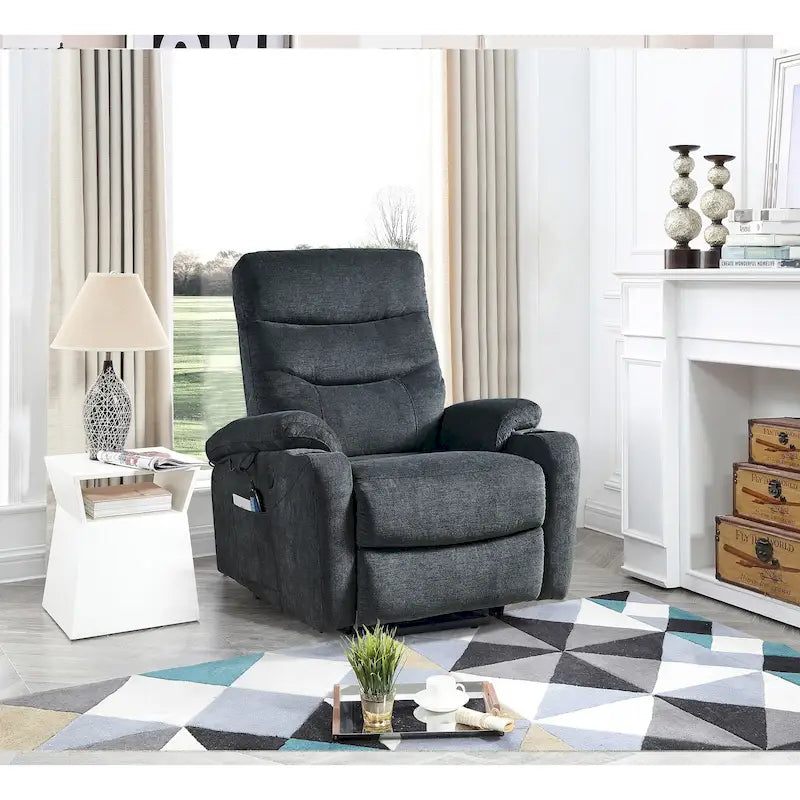 Fauteuil inclinable releveur électrique Liyasi avec massage, chaleur et fonctions pratiques