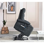 Fauteuil inclinable releveur électrique Liyasi avec massage, chaleur et fonctions pratiques