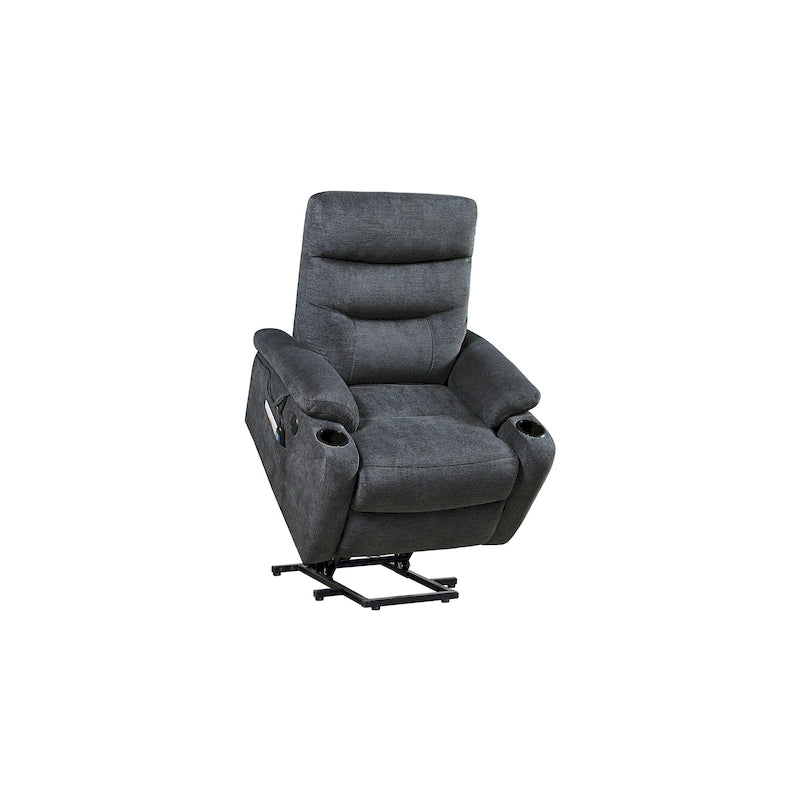 Fauteuil inclinable releveur électrique Liyasi avec massage, chaleur et fonctions pratiques