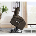 Fauteuil inclinable releveur électrique Liyasi avec massage, chaleur et fonctions pratiques