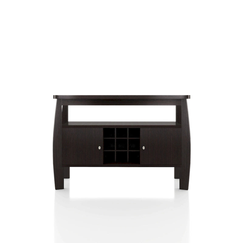 Table buffet 1 étagère Cappuccino de 51 pouces