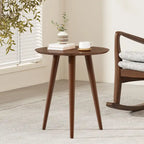 Table d'appoint avec revêtement en faux bois