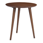 Table d'appoint avec revêtement en faux bois