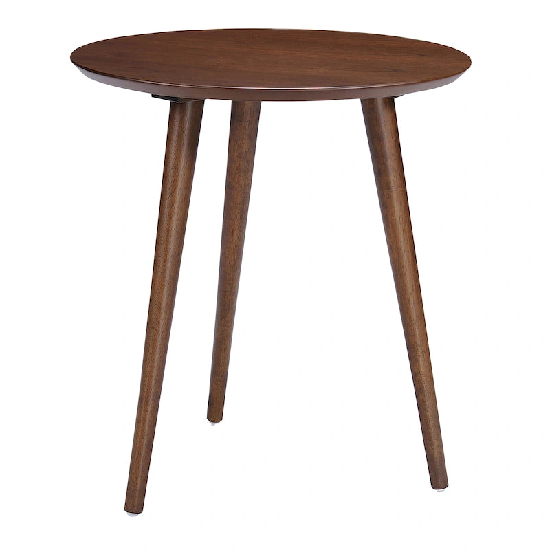 Table d'appoint avec revêtement en faux bois