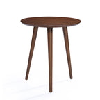 Table d'appoint avec revêtement en faux bois