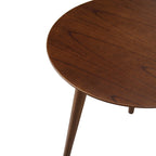 Table d'appoint avec revêtement en faux bois