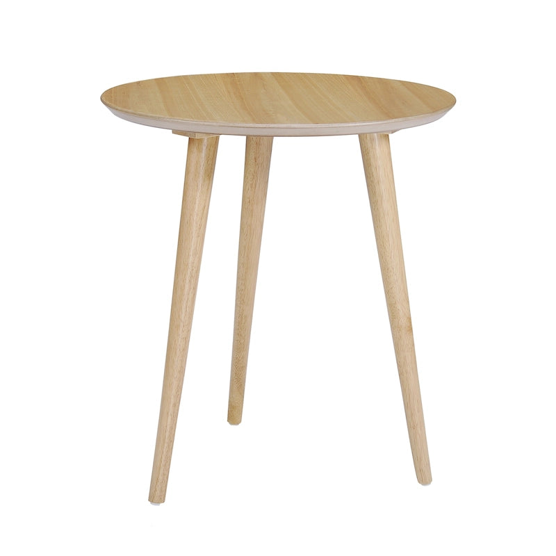 Table d'appoint avec revêtement en faux bois