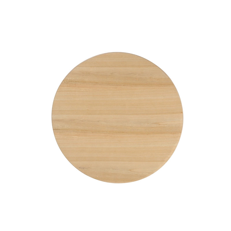Table d'appoint avec revêtement en faux bois