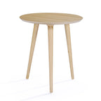 Table d'appoint avec revêtement en faux bois