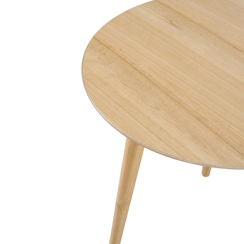 Table d'appoint avec revêtement en faux bois
