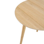Table d'appoint avec revêtement en faux bois