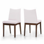 Chaise de salle à manger en tissu du milieu du siècle