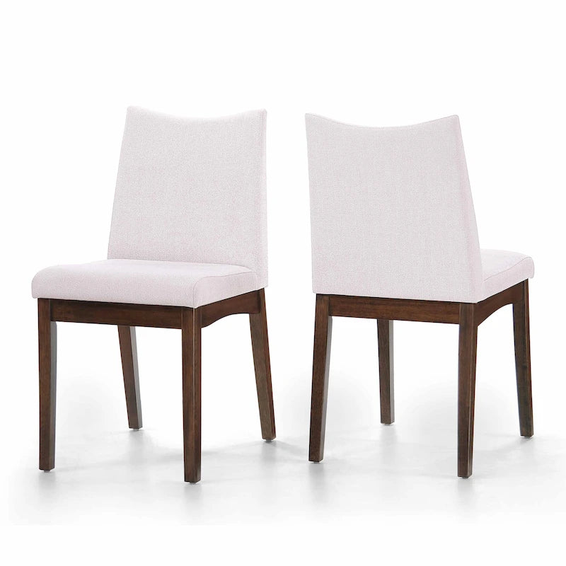 Chaise de salle à manger en tissu du milieu du siècle