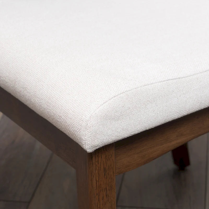 Chaise de salle à manger en tissu du milieu du siècle