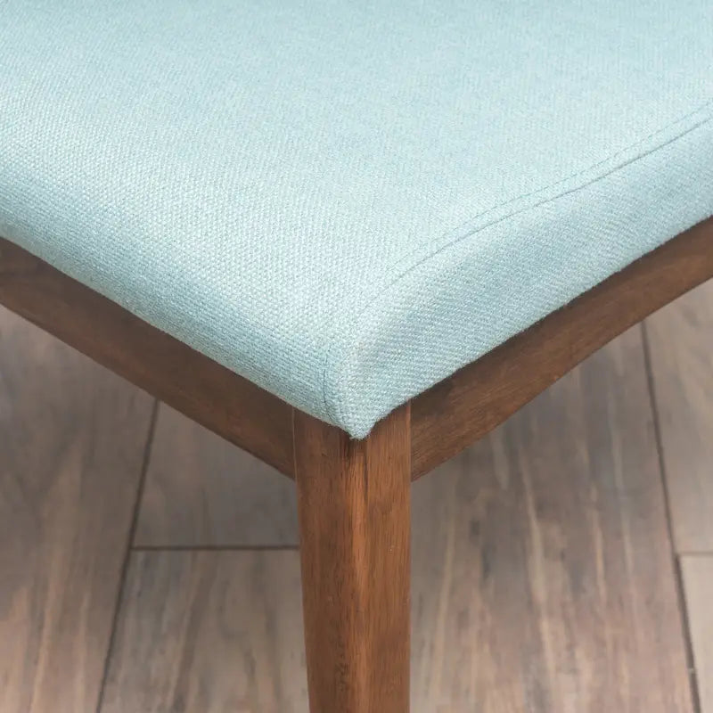 Chaise de salle à manger en tissu du milieu du siècle