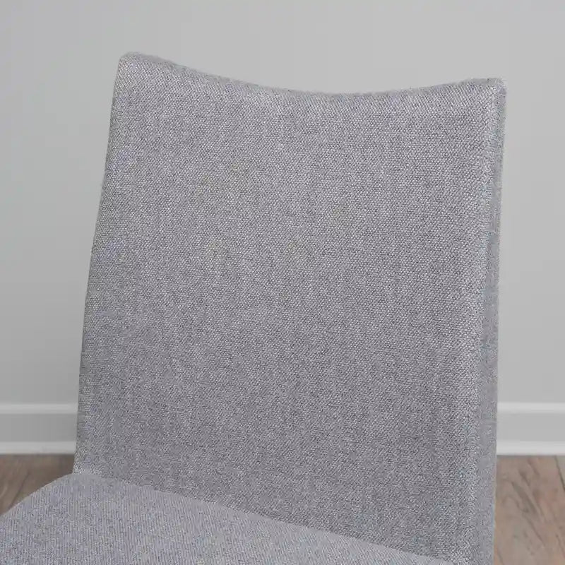 Chaise de salle à manger en tissu du milieu du siècle