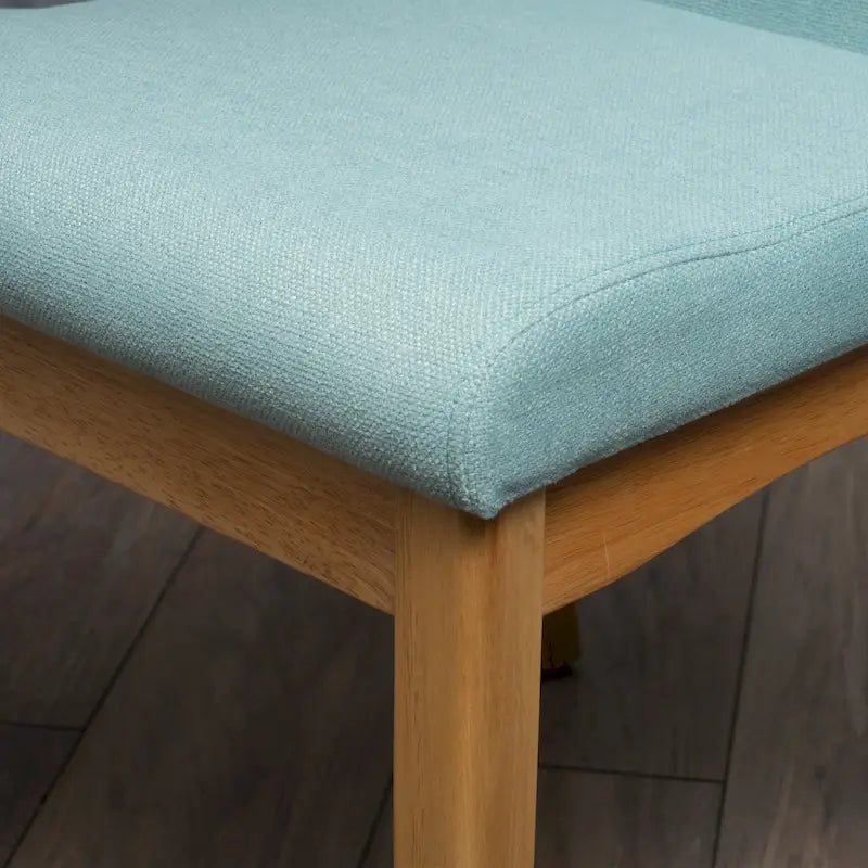 Chaise de salle à manger en tissu du milieu du siècle