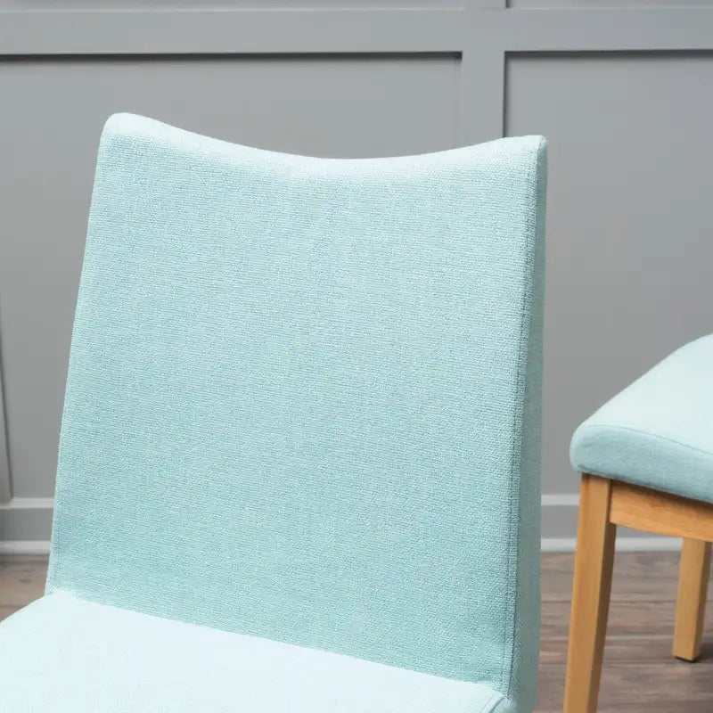 Chaise de salle à manger en tissu du milieu du siècle