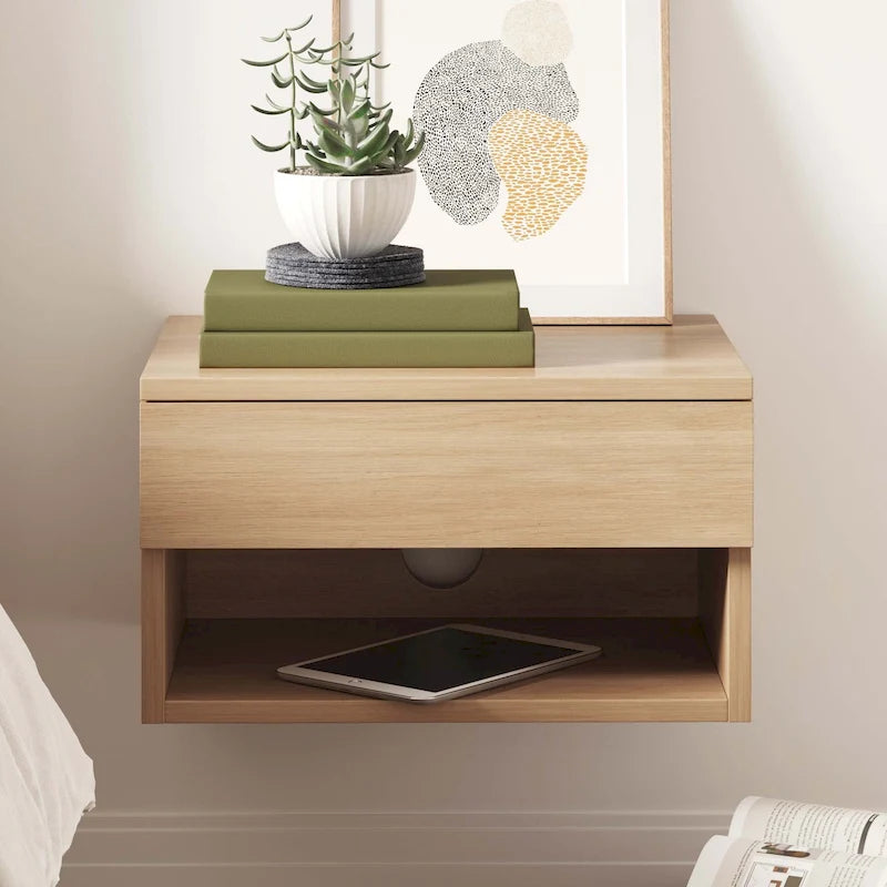 Table de chevet flottante moderne