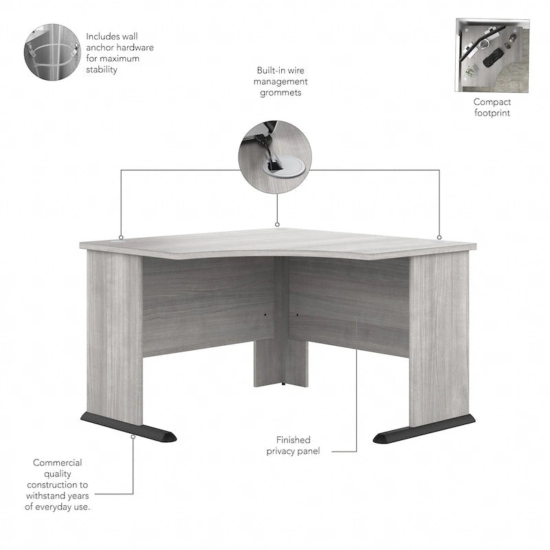 Bureau d'angle informatique 48W
