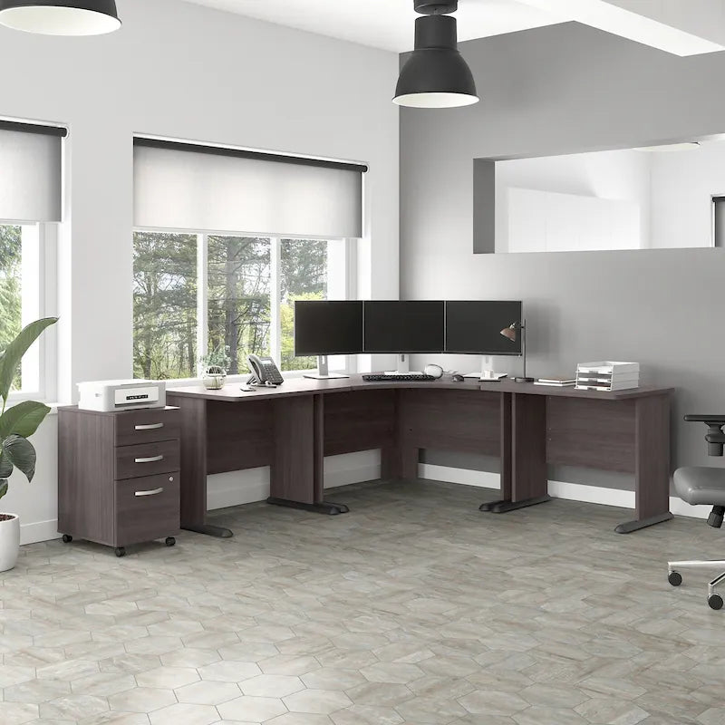 Bureau d'angle informatique 48W