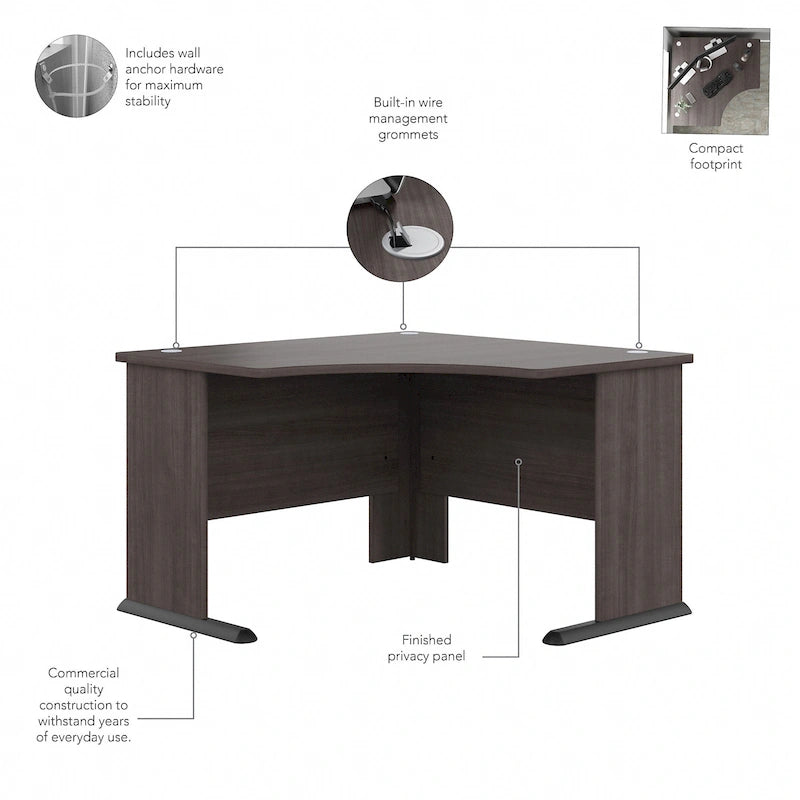 Bureau d'angle informatique 48W