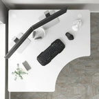 Bureau d'angle informatique 48W