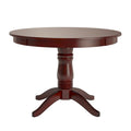 Table à manger ronde à pied central