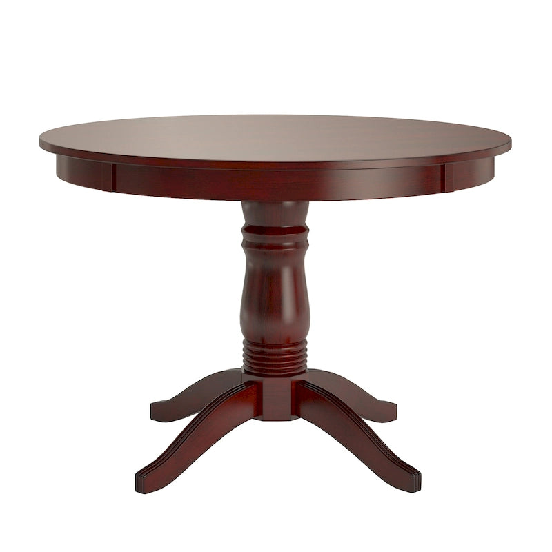 Table à manger ronde à pied central
