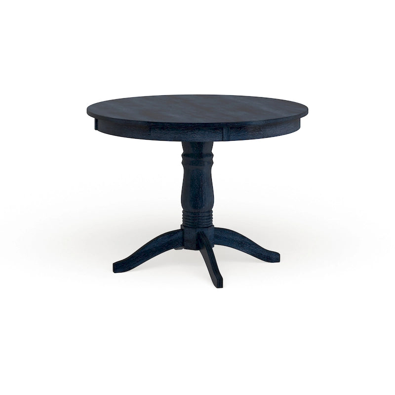 Table à manger ronde à pied central