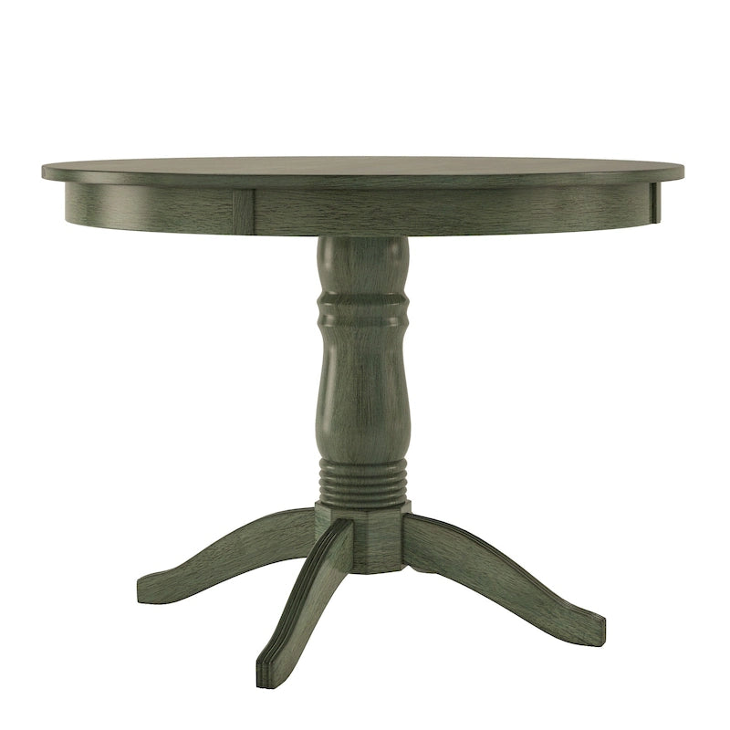 Table à manger ronde à pied central