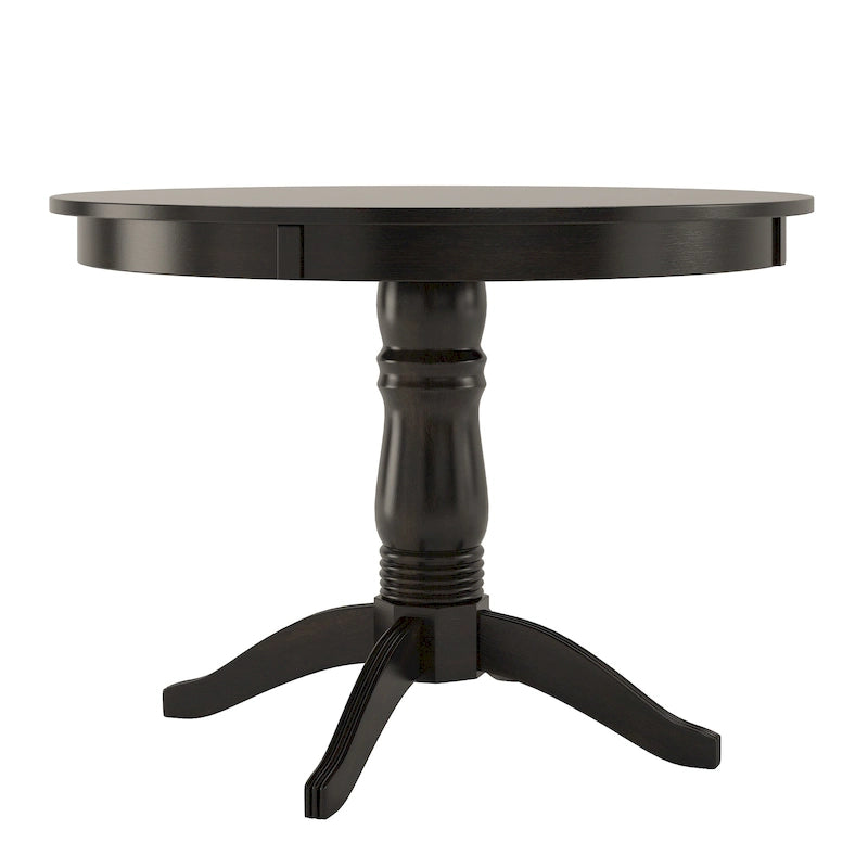 Table à manger ronde à pied central
