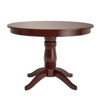 Table à manger ronde à pied central