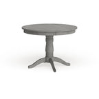 Table à manger ronde à pied central