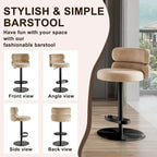Tabouret de bar en velours