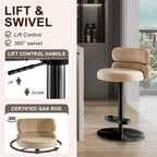 Tabouret de bar en velours