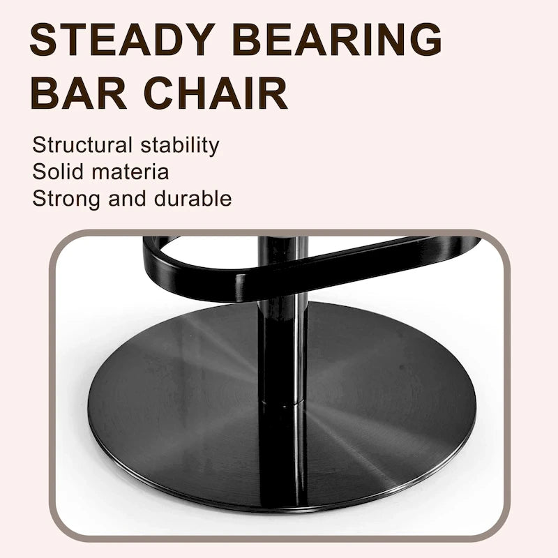 Tabouret de bar en velours