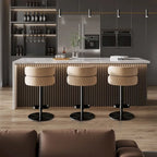 Tabouret de bar en velours
