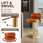 Tabouret de bar en velours