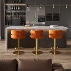 Tabouret de bar en velours
