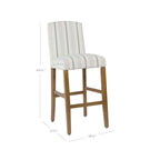 Tabouret de bar classique haut dossier Parsons 29