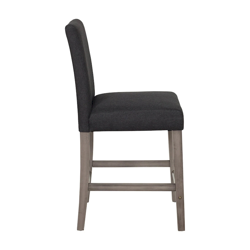 Tabouret de bar rembourré hauteur comptoir 63,5 cm