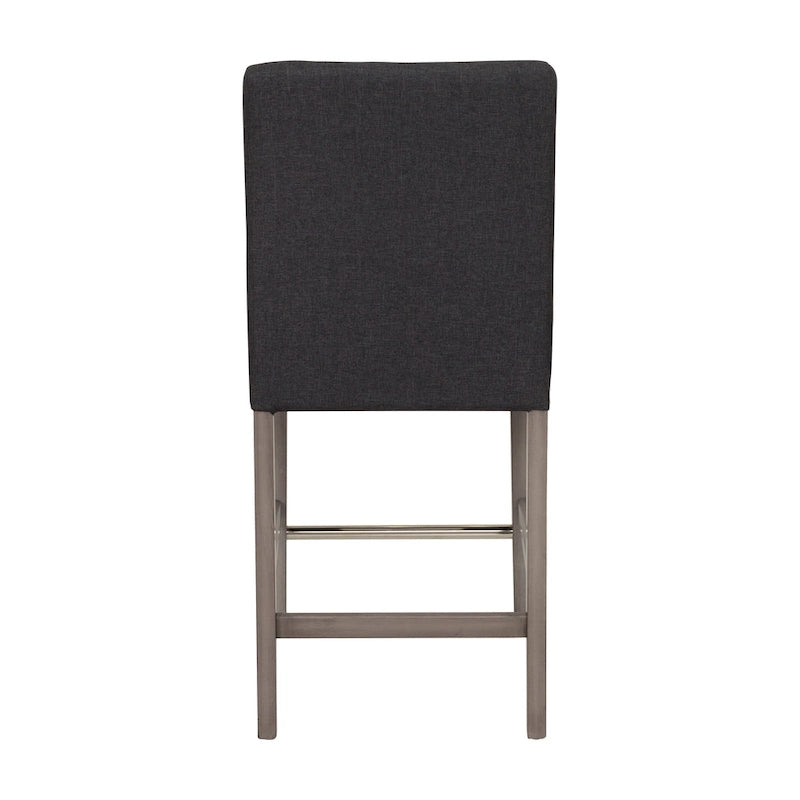 Tabouret de bar rembourré hauteur comptoir 63,5 cm