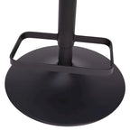 Tabouret de bar pivotant moderne réglable en hauteur avec repose-pieds